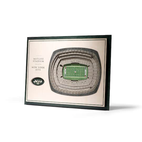 NFL 5-Layer StadiumView Wall Art By Youthefan in New York Jets | 17" x 13" | Michaels®